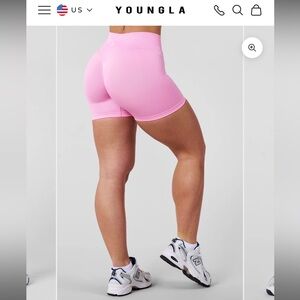 YoungLA Women's Athletic Shorts - Pink